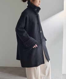 PUAL CE CIN | 【日本製】ビーバーウール ステンカラーコート(ステンカラーコート)