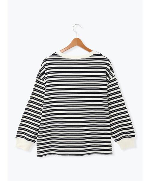 Lugnoncure（ルノンキュール）の「天竺マルチボーダー長袖カットソー（その他トップス・レディース・オフホワイト/ブラウン・F）」の17枚目の写真