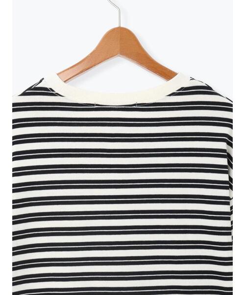 Lugnoncure（ルノンキュール）の「天竺マルチボーダー長袖カットソー（その他トップス・レディース・オフホワイト/ブラウン・F）」の21枚目の写真