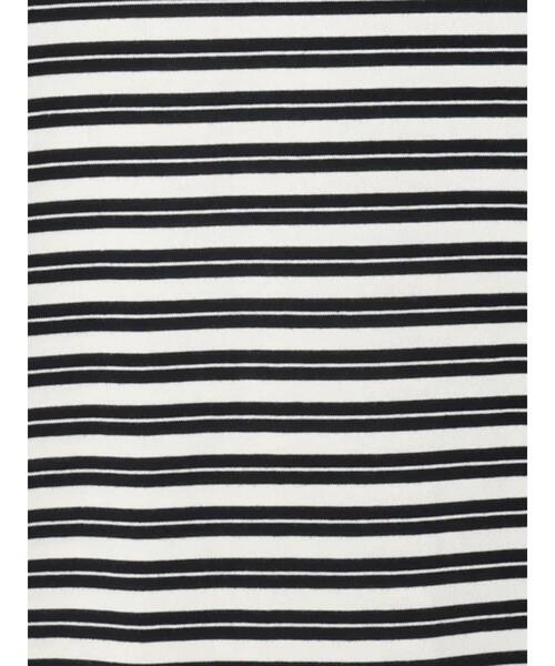 Lugnoncure（ルノンキュール）の「天竺マルチボーダー長袖カットソー（その他トップス・レディース・オフホワイト/ブラウン・F）」の3枚目の写真