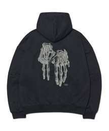 NOMANUAL（NOMANUAL）の「ROBOTIC HAND NM HOODIE - BLACK（パーカー）」