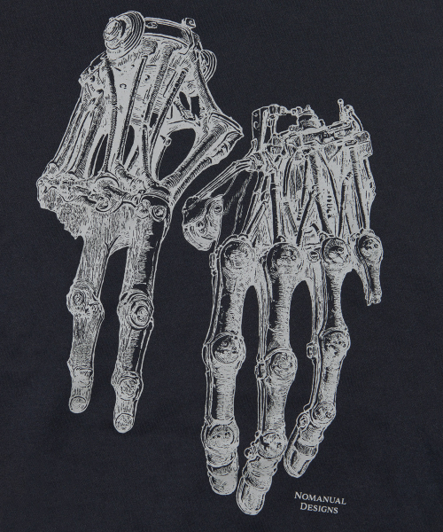 NOMANUAL（NOMANUAL）の「ROBOTIC HAND NM HOODIE - BLACK（パーカー・レディース・その他・X-LARGE/SMALL/MEDIUM/LARGE）」の6枚目の写真