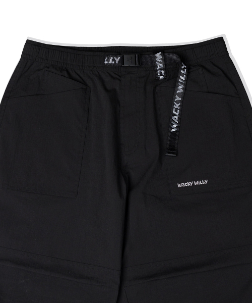 Wacky WiLLy(ワッキーウィリー)の「コットンパラシュートパンツブラック(その他パンツ・レディース・その他・MEDIUM/LARGE/X-LARGE/SMALL)」の4枚目の写真