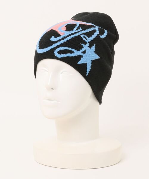 Port（ポート）の「【 IMARI / イマリ 】 スター ＆ ロゴ ジャカード ニット ビーニー #（ニットキャップ/ビーニー・レディース・ブラック/ブラック系その他・FREE）」の9枚目の写真
