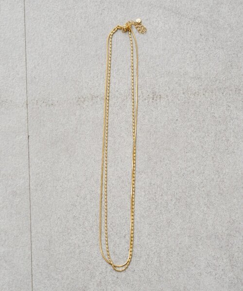 LOUNGEDRESS（ラウンジドレス）の「【GALENA/ガレナ】SV925ダブルネックレス（ネックレス・レディース・シルバー/ゴールド・FREE）」の2枚目の写真