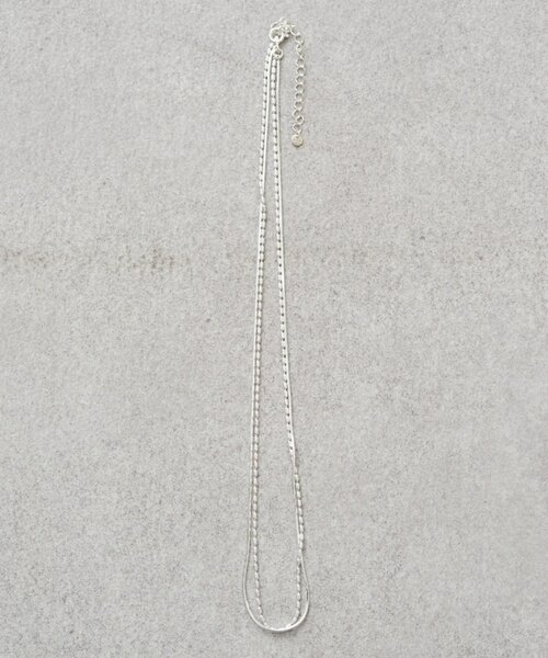 LOUNGEDRESS（ラウンジドレス）の「【GALENA/ガレナ】SV925ダブルネックレス（ネックレス・レディース・シルバー/ゴールド・FREE）」の3枚目の写真