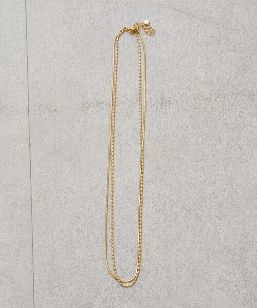 LOUNGEDRESS（ラウンジドレス）の「【GALENA/ガレナ】SV925ダブルネックレス（ネックレス・レディース・シルバー/ゴールド・FREE）」の4枚目の写真