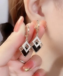 WARAIJOGO（ワライジョウゴ）の「レディース ひし形 ダイヤ ピアス(BDS)（ピアス（両耳用））」