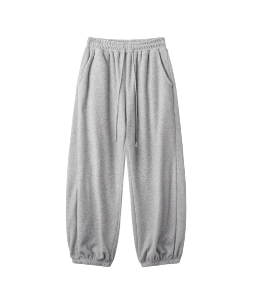 RENSE(レンセ)の「Melange Fleece Pintuck Pants Gray(スウェットパンツ・レディース・その他・FREE)」の3枚目の写真