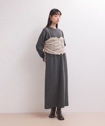 セール】【WEB限定】ディープネックAラインワンピース（ワンピース