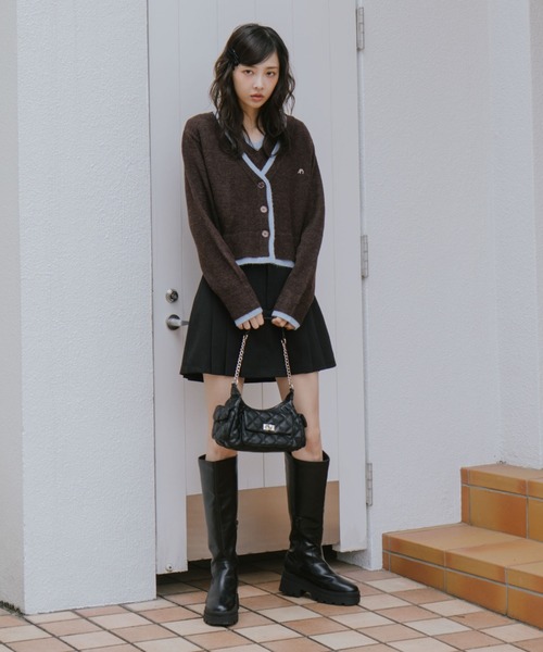 archives（アルシーヴ）の「キルトポケットバッグ（ショルダーバッグ・レディース・アイボリー/ブラック/ワイン・FREE）」の7枚目の写真