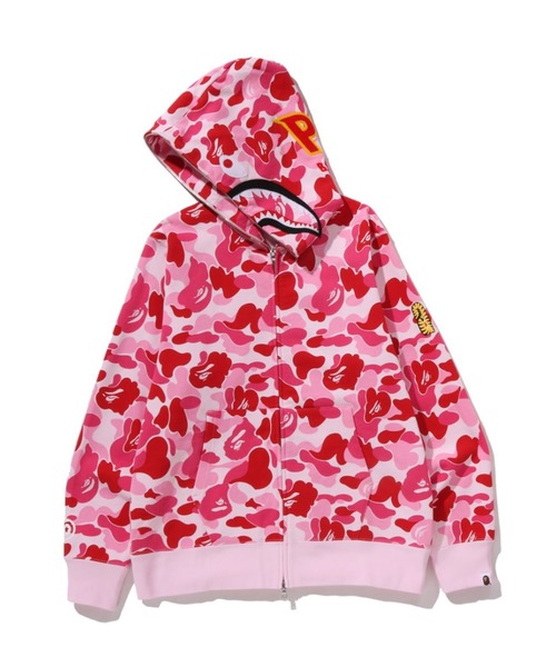 A BATHING APE（アベイシングエイプ）の「ABC CAMO 2ND SHARK FULL ZIP HOODIE（パーカー・メンズ・ブルー/ピンク/グリーン・MEDIUM/X-LARGE/SMALL/LARGE/XX-LARGE）」の9枚目の写真