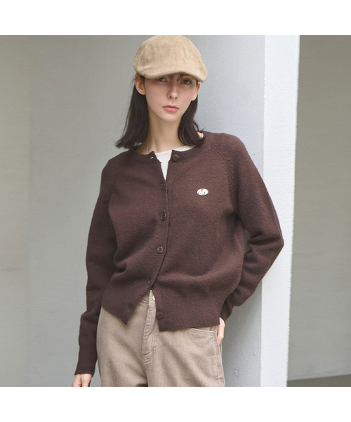SLOWLOLLI(スローローリ)の「Comfort button knit cardigan_3 Colors(カーディガン/ボレロ・レディース・ブラック/グレー/ブラウン・FREE)」の3枚目の写真