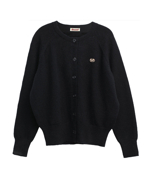 SLOWLOLLI(スローローリ)の「Comfort button knit cardigan_3 Colors(カーディガン/ボレロ・レディース・ブラック/グレー/ブラウン・FREE)」の2枚目の写真