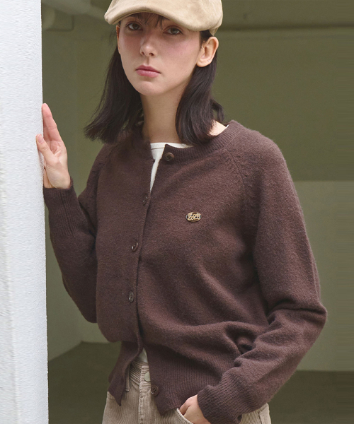 SLOWLOLLI(スローローリ)の「Comfort button knit cardigan_3 Colors(カーディガン/ボレロ・レディース・ブラック/グレー/ブラウン・FREE)」の4枚目の写真
