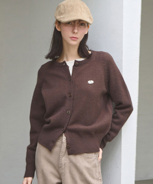 SLOWLOLLI(スローローリ)の「Comfort button knit cardigan_3 Colors(カーディガン/ボレロ・レディース・ブラック/グレー/ブラウン・FREE)」の9枚目の写真