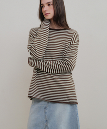 Meg stripe knit (mint)