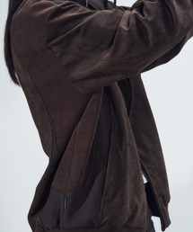 NODE LABS（ノードラボ）の「DEV:7 SUADE MIX JACKET_BROWN（ライダースジャケット）」