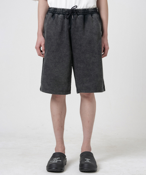 JUAN HOMME(ジュアンオム)の「トラックスウェットハーフパンツ(ブラック)(その他パンツ・レディース・その他・SMALL/MEDIUM)」の2枚目の写真