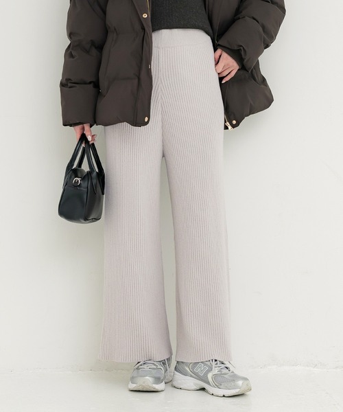 coca(coca)(コカ)の「ラビットライクニットパンツ/レギンス(その他パンツ・レディース・チャコール/ライトグレー・L/M/S)」の2枚目の写真