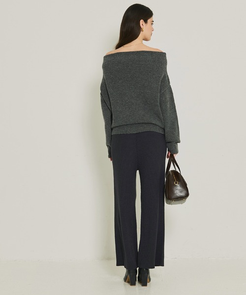 coca(coca)(コカ)の「ラビットライクニットパンツ/レギンス(その他パンツ・レディース・チャコール/ライトグレー・L/M/S)」の6枚目の写真