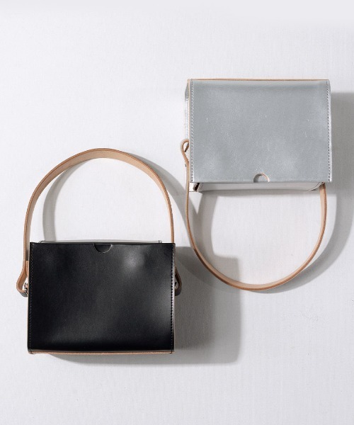 TIDEWAY（タイドウェイ）の「TIDEWAY vanityboxbag タイドウェイ バニティボックスバッグ（ハンドバッグ・レディース・シルバー/ブラック・FREE）」の8枚目の写真