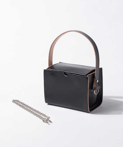 TIDEWAY（タイドウェイ）の「TIDEWAY vanityboxbag タイドウェイ バニティボックスバッグ（ハンドバッグ・レディース・シルバー/ブラック・FREE）」の11枚目の写真
