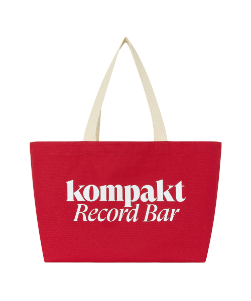 Kompakt Record Bar(コンパクトレコードバー)の「KRB Light Canvas Tote Bag - Red(トートバッグ・メンズ・その他・F)」の1枚目の写真