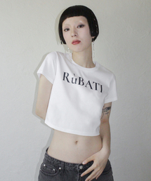 ロゴクロップTシャツ_ホワイト