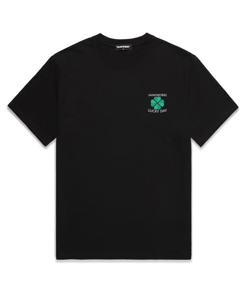 VANNWORKS(バンワークス)の「LUCKY DAY オーバーサイズ 半袖Tシャツ (VS0080) ブラック(Tシャツ/カットソー・レディース・その他・LARGE/MEDIUM/SMALL/X-LARGE/XX-LARGE)」の1枚目の写真