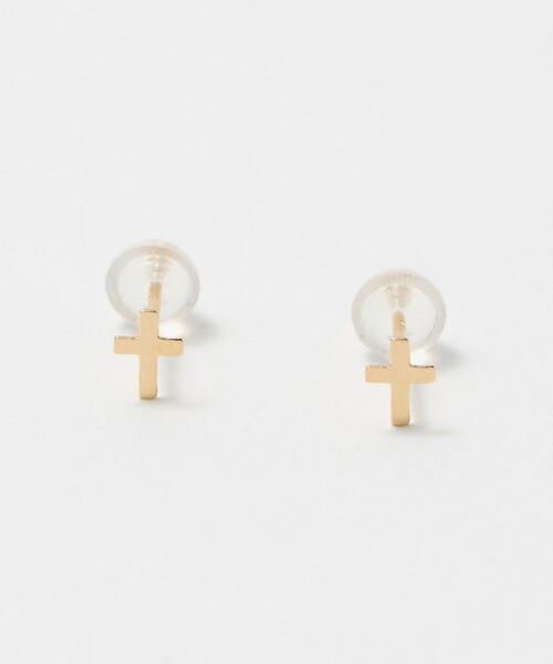セール】K18 クロス ピアス（ピアス（両耳用））｜BEAUTY&YOUTH UNITED