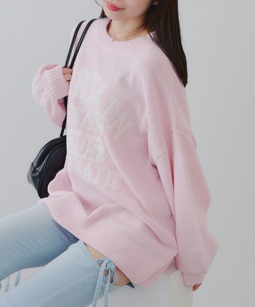 ロゴモールニット（ニット/セーター）｜Another Branch olive des