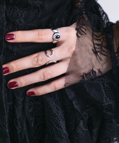 ブラックストーンレトロシルバーリング（リング）｜MONOe（モノエ）の