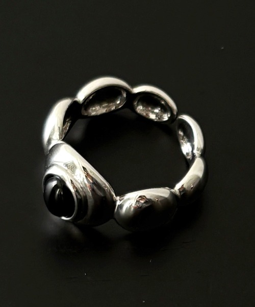 ブラックストーンレトロシルバーリング（リング）｜MONOe（モノエ）の