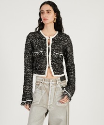 PRANK PROJECT | 【Pre-Order】フロントチャームニットジャケット / Front Charm Knit Jacket(ニット/セーター)
