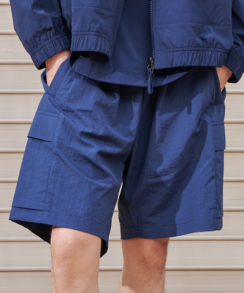 GALEX(ギャレックス)の「フットボールシグネチャーポケットナイロンショートパンツブルーGA5661 BL(その他パンツ・メンズ・その他・SMALL/MEDIUM/LARGE)」の1枚目の写真