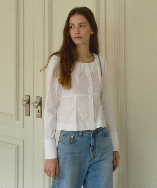 IRENE COTTON BLOUSE_WHITE（シャツ/ブラウス）｜OCTETTE（オテット 