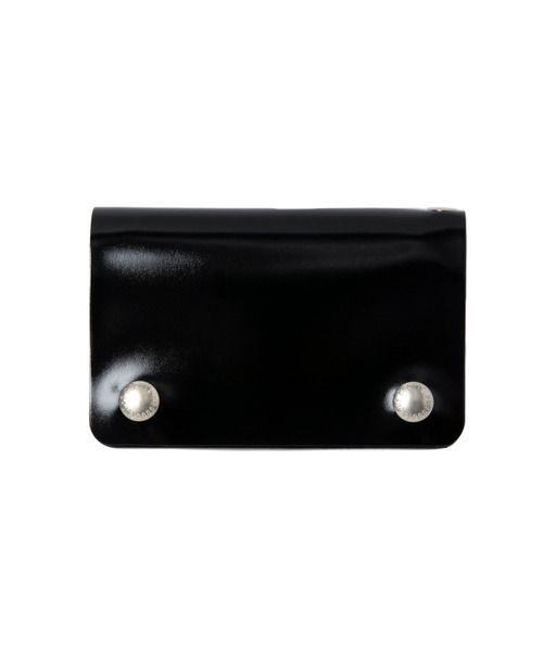 N*中様 cootie productions クロコ型押し 折りたたみ財布 希 COOTIE PRODUCTIONS（クーティープロダクションズ）の「Leather