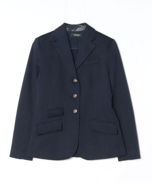LAUREN RALPH LAUREN(ローレン ラルフ ローレン)の「コットン ヘリンボーン ジャカード ブレザー(テーラードジャケット・レディース・ネイビー系1・6/4/2/0)」の7枚目の写真