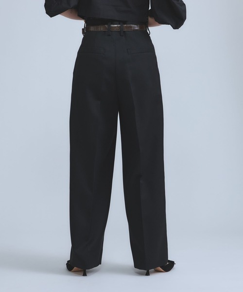 Chaos（カオス）の「Chaos(カオス)/ エクールトラウザー　【セットアップ可】（スラックス・レディース・ブラック/ベージュ・38/36）」の15枚目の写真