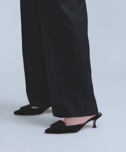 Chaos（カオス）の「Chaos(カオス)/ エクールトラウザー　【セットアップ可】（スラックス・レディース・ブラック/ベージュ・38/36）」の20枚目の写真