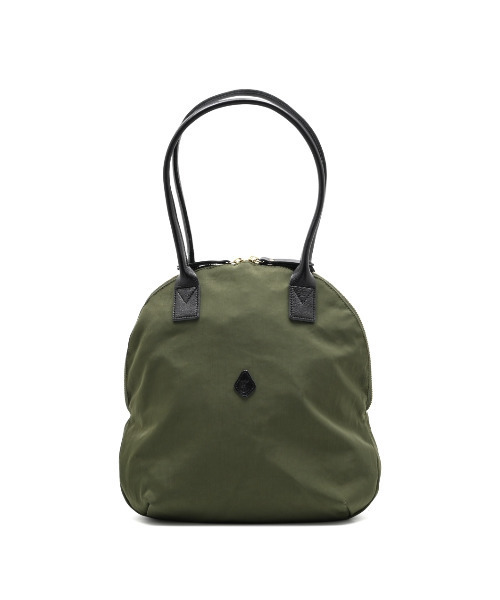 CLEDRAN(クレドラン)の「【本革ハンドル×軽量ナイロン】CL3934 CROIR OVAL BOSTON(ボストンバッグ・レディース・ブラック/オリーブ/ライトグレー/マスタード・FREE)」の5枚目の写真