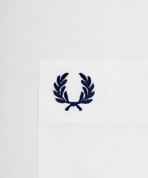 ⭐️ノンゴリFRED PERRY フレッドペリー 刺繍ロゴ フレッドペリーFRED PERRY ワンポイントロゴ刺繍半袖ポロシャツ 黒S (K