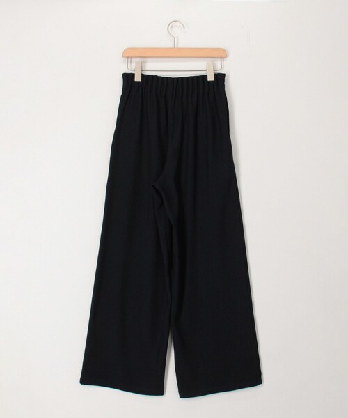 NOLLEY’S(ノーリーズ)の「ウエストタックギャザーワイドパンツ(その他パンツ・レディース・キナリ/ネイビー・36/38)」の4枚目の写真