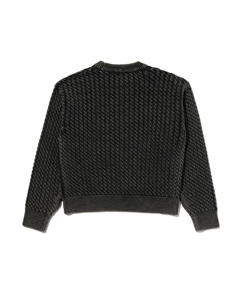 Levi's（リーバイス）の「Levi's/リーバイス LEILAH ケーブルクルーネックセーター（ニット/セーター・レディース・ブラック・XS/S/M）」の8枚目の写真