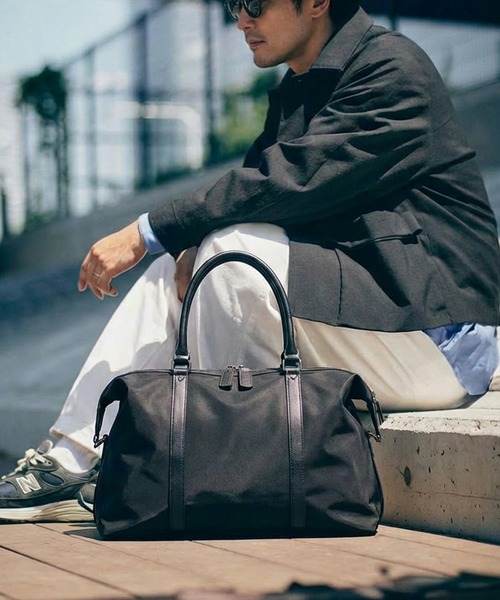 VitaFelice(ヴィータフェリーチェ)の「ナイロン2WAYボストンバッグ(ボストンバッグ・レディース・ブラック/チャコール・FREE)」の15枚目の写真