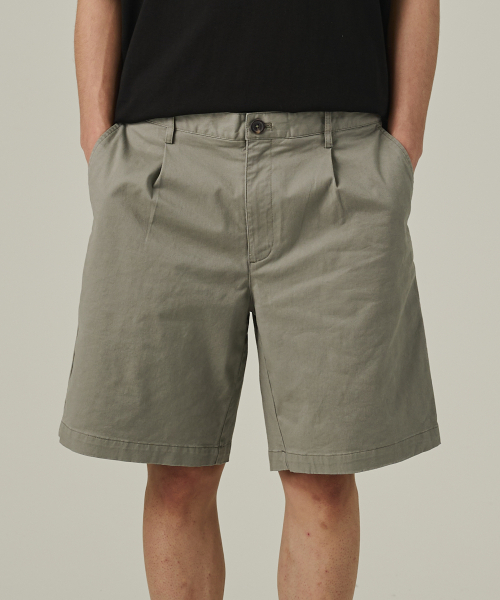 ANALOG MOOD(アナログムード)の「コットンピンタックショートパンツ(カーキ)(その他パンツ・メンズ・その他・L/XL)」の4枚目の写真