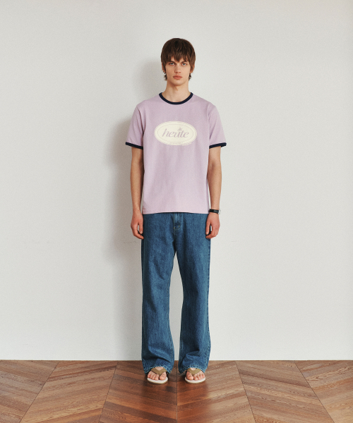 HEUTE（ホイテ）の「HET CIRCLE RINGER T-SHIRT (PURPLE)（Tシャツ/カットソー・メンズ・パープル・M/L）」の2枚目の写真