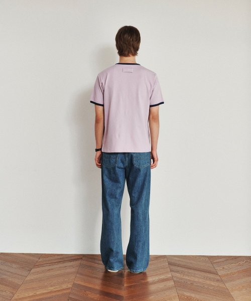 HEUTE（ホイテ）の「HET CIRCLE RINGER T-SHIRT (PURPLE)（Tシャツ/カットソー・メンズ・パープル・M/L）」の4枚目の写真