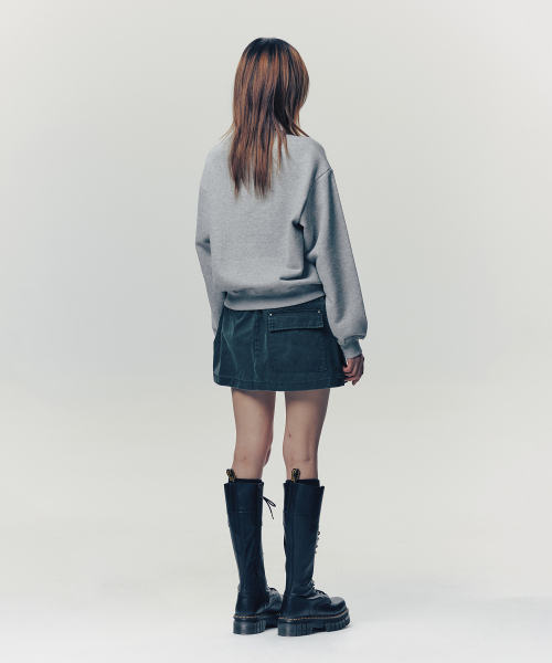 ISTKUNST(イストクンスト)の「ALWAYS KUNST SWEATSHIRTS_GREY(IK2FSMM442A)(スウェット・レディース・グレー・S/M/L)」の9枚目の写真